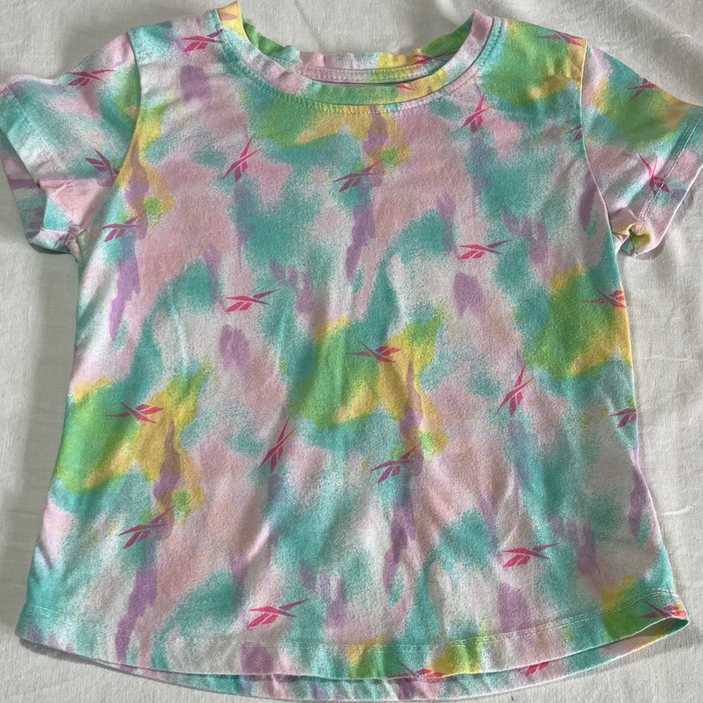 Reebok Pastel Tie-Dye Kids Tee, size 10/11